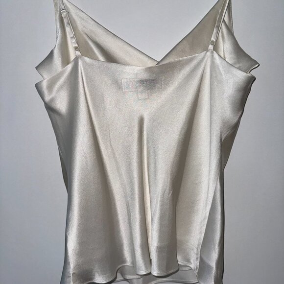 INTERMIX Fayette Cowl Neck Silk Camisole | Size: P - Picture 4 of 6